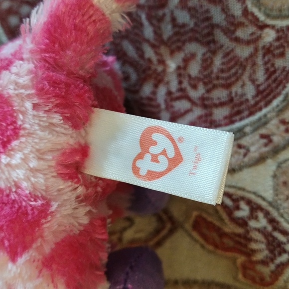 TY Beanie Boo Twigs the Pink Giraffe - Picture 7 of 13